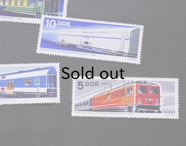 画像2: 東ドイツ　切手　車両