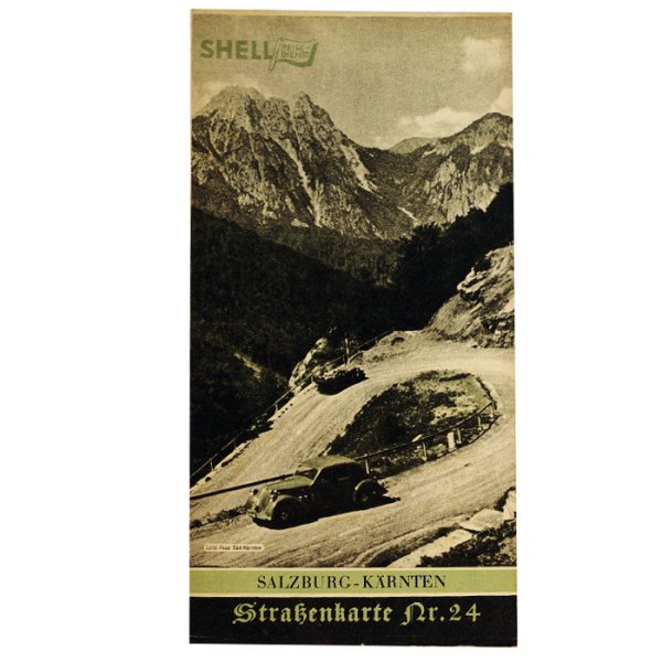 画像1: ドイツ　シェルロードマップ24　1937年ごろ　オーストリアザルツブルク