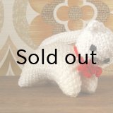 東ドイツ　ハンドメイド　ネコの編みぐるみ