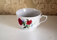 画像1: ウクライナSSR  スームィ陶器　バラのカップ (1)