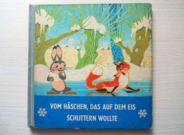 画像1: チェコスロヴァキア（東ドイツ）　J.Z.ノヴァーク　氷の上を滑りたかったウサギちゃん　1960-70年