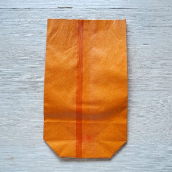 画像2: アンティーク　ドイツ　グラシン＋ペーパー二重袋　オレンジ