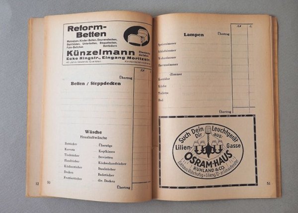 画像4: ドイツ　私の家事　1939年　アンティークブック