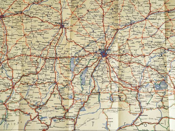 画像1: NSドイツ　1936-37年　アラルカルテ　ロードマップ　12　バーデンビュルテンブルク・バイエルン