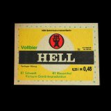 東ドイツ　ビールラベル12　飲料コンビナートベルリン　ヘル