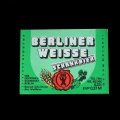 東ドイツ　ビールラベル13　飲料コンビナートベルリン　ベルリナーヴァイセ（緑）　