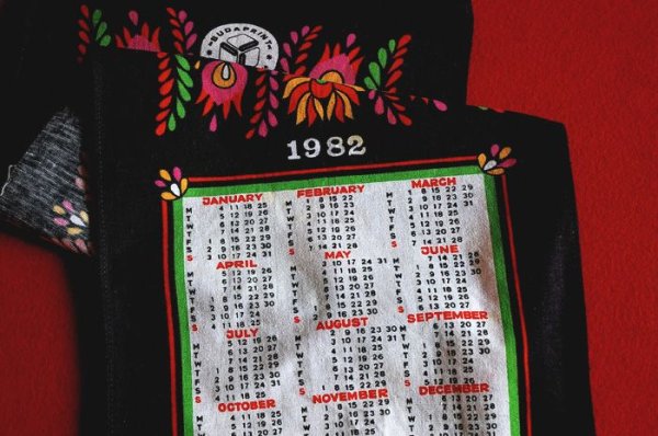 画像2: ハンガリー　クロスカレンダー　1982年