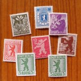 ベルリン　1946年ソヴィエトゾーン　８種類　未使用