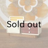 東ドイツ　ドールハウス家具　チェスト　ラジオ付き