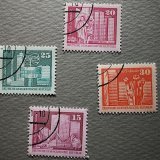 東ドイツ　普通切手　1981年　都市モニュメント　CTO