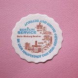 東ドイツ　ベルリン観光局ノヴェリティ　ペーパーコースター　ベルリンの名所