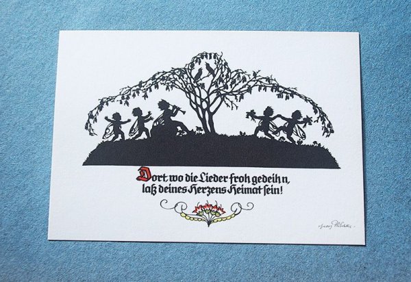 画像1: 東ドイツプリシュケオリジナルクリスマス新年カード　1801　