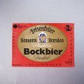 東ドイツ  飲料ラベル　ドレスデンボックビア（黒）　未使用