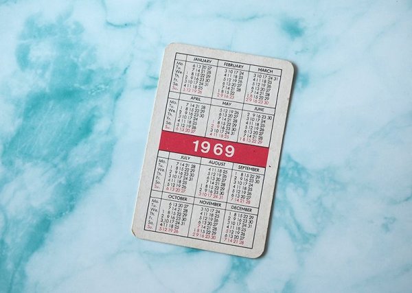 画像2: ソヴィエト　ポケットカレンダー　　1969年　　インツーリスト