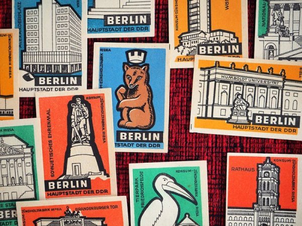 画像2: 東ドイツマッチラベル　首都ベルリン　1961年