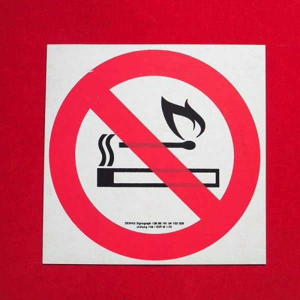 画像1: 東ドイツ　事業所プラカード「喫煙禁止、火気厳禁」　 (1)