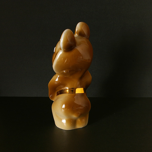 ソヴィエト こぐまのミーシャ 陶器人形 - イスクラ